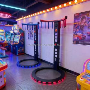 Jeu interactif de test de force de réaction, version améliorée, équipement de parc d'attractions pour réflexes rapides et mains agiles - Product Image 1