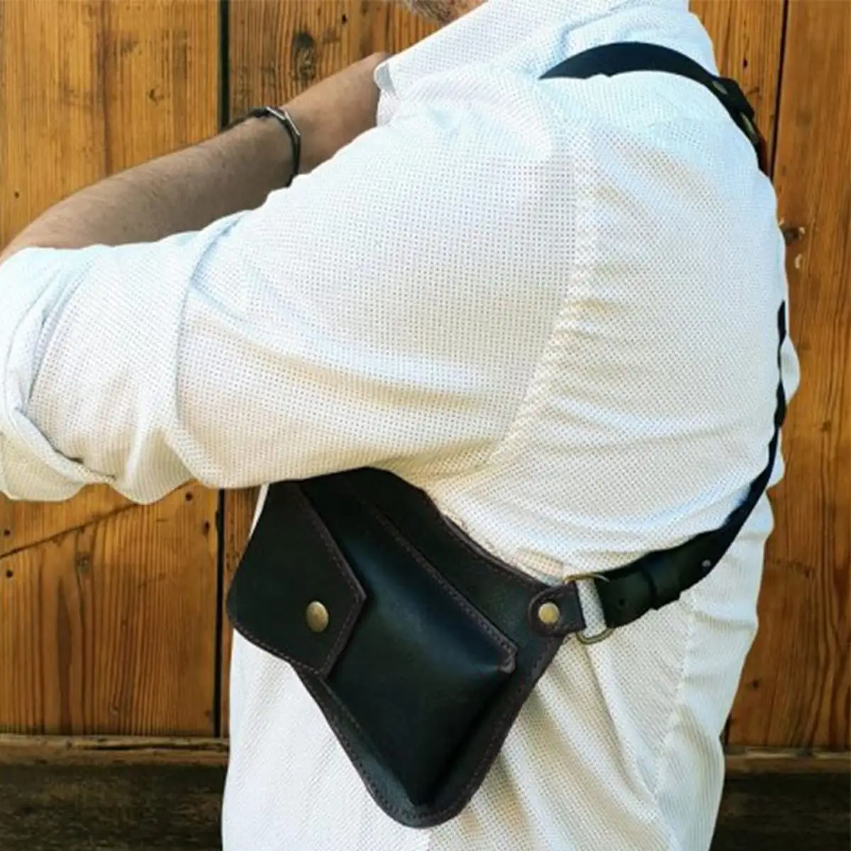 Сумка через плечо с защитой от кражи и скрытыми подмышками, кошелек на плечо, безопасная сумка для хранения, тактическая кобура на плечо