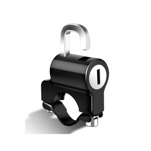 Cerradura para casco de vehículo eléctrico, bloqueo de manillar de aleación de aluminio para motocicleta y bicicleta eléctrica, seguridad antirrobo - Product Image 3