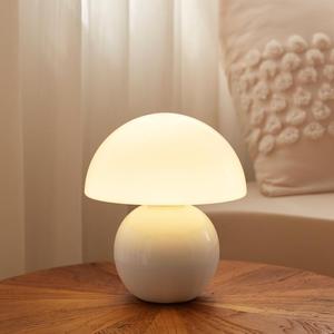 Lampe de table <span class=keywords><strong>champignon</strong></span> en céramique crème nordique transfrontalière lampe de chevet décorative sens avancé salon atmosphère créative - Product Image 1