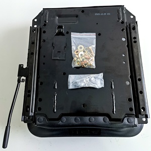 Heavy Duty Grammer Suspension <span class=keywords><strong>Pivotant</strong></span> <span class=keywords><strong>360</strong></span> Base Double Verrouillage Curseur Sièges Conducteurs et Pièces Sièges De Voiture Modifiés pour Camion - Product Image 3