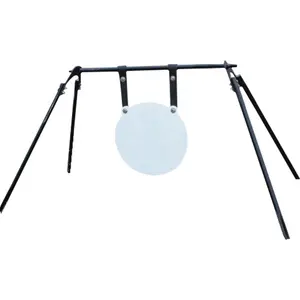 3/8" X 10 AR550 Steel Gong Target And Swinging Targets