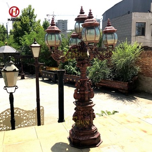 Farola Decorativa de Estilo Europeo <span class=keywords><strong>para</strong></span> Exteriores, Fabricada en Hierro Fundido - Product Image 6