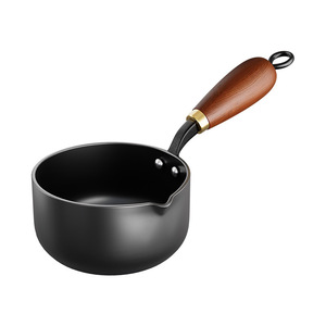 Oil Splashing Pot Mini Iron Pot <1L Heat Resistant Uncoated For Hot Oil Sauce Baby Food Frying Egg - Product Image 5