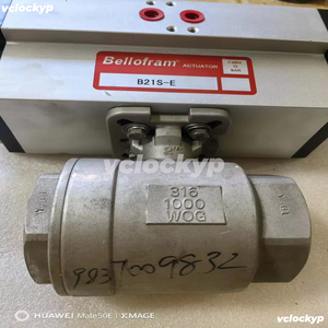 บอลวาล์วนิวเมติกเบลโลแรมแบบใหม่พร้อมลิมิตสวิตช์ รุ่น: B21S-E สแตนเลส 316 แรงดันสูงสุด 10 บาร์ - Product Image 3