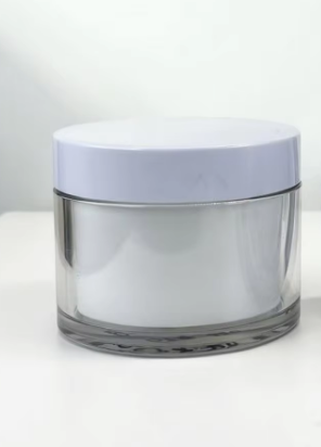 Transparent-76mm-white lid with inner liner
