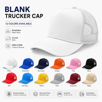 Gorra Trucker de 5 Paneles al por Mayor, con Logotipo Personalizado, Gorra de Malla Promocional, Ajustable, con Cierre a Presión, para Hombres, Mujeres y Eventos Deportivos