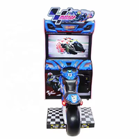 Offre Spéciale Jeu Vidéo Amusement Jeux à Monnaie Simulateur Électrique Moto De Course Arcade Moto Simulateur pour Enfants
