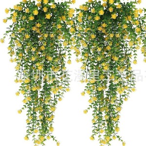 Artificial Hanging Flower Purple Ivy Garland 4 Pack Wall Decor Indoor Outdoor - Product Image 4