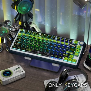 Ghost Walker Bốn Mặt Tỏa Sáng Qua Pha Lê Keycap MSA Profile 139Keys Keycap Cá Tính Cho Bàn Phím Cơ Game Thủ - Product Image 2