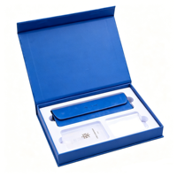Boîte d'emballage de luxe pour lunettes Bestclean, kit complet, logo personnalisé, étui à lunettes en cuir PU, chiffon de nettoyage, spray nettoyant, fabrication OEM ODM