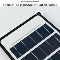 Lampe solaire LED tout-en-un pour rue, 300W, IP65, étanche, en plastique ABS, avec contrôle de gradation automatique pour la route (économie d'énergie)