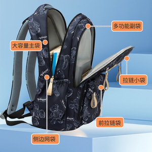 ZMBAG Student <b>Backpack</b> 18 In <b>Large</b> Capacity Printing Design Unisex <b>School</b> Education - Product Image 4