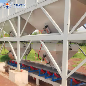 Centrale à béton entièrement automatique Corey China HZS50 contrôlée par PLC, 50 m3, avec pompe et moteur, ligne de production - Product Image 3