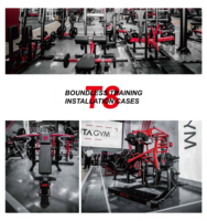 Equipo de Gimnasio Comercial, Máquina de Remo Sentado para Entrenamiento de Fuerza