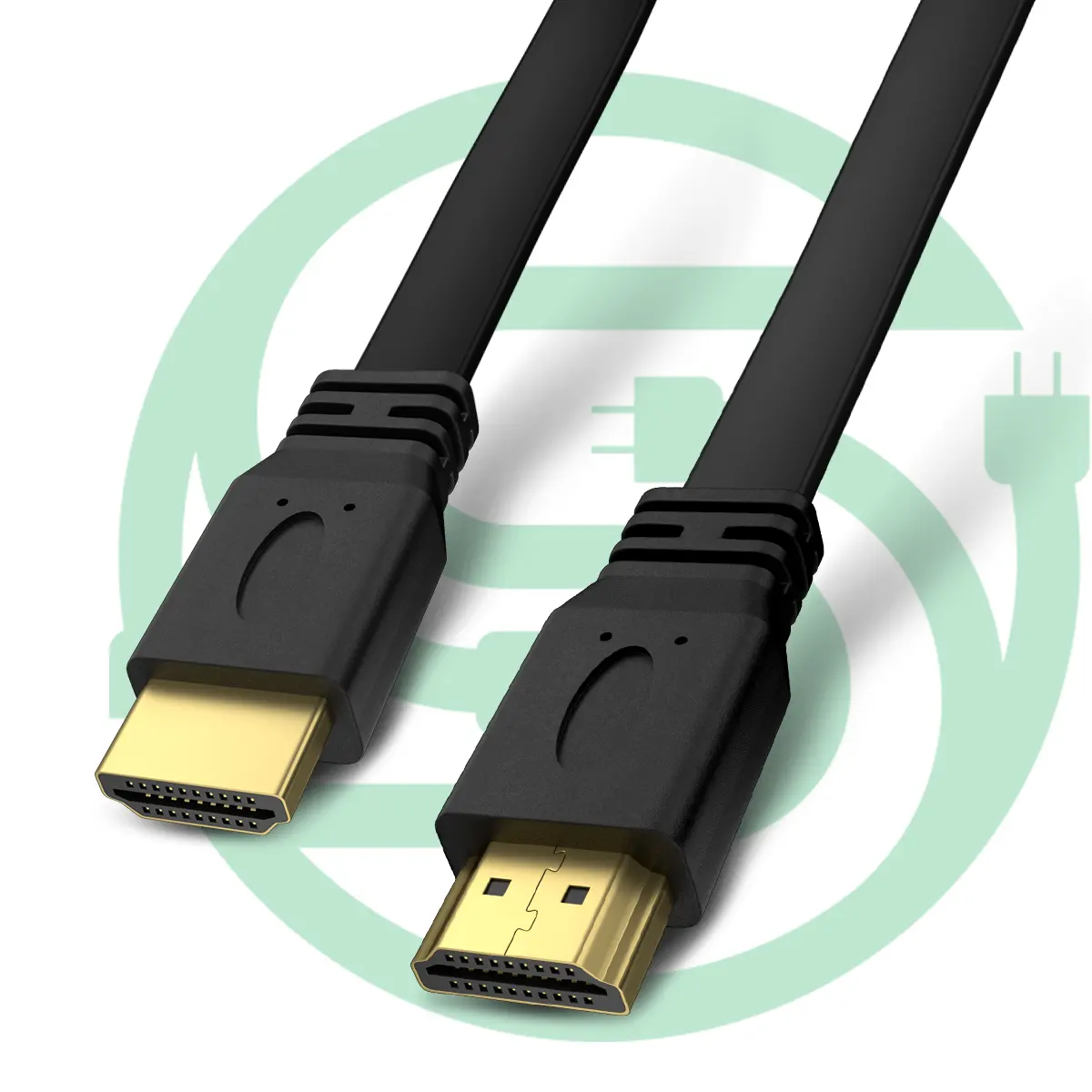 Cáp HDMI 4K Tốc Độ Cao HDMI 1.4 Dây HDMI Phẳng, 4K 30Hz HDR, HDCP 2.2, 1080P, 2160P, Ethernet, 3D, Trả Về Âm Thanh (ARC)