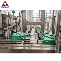 Ligne de production de machines de remplissage de canettes en aluminium pour boissons gazeuses, eau gazeuse, 6000 CPH, 330 ml