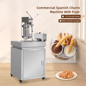 Sıcak satış elektrikli Churros makinesi yapma İspanyol kızarmış hamur çubukları ile restoran kullanımı için süt maddeler - Product Image 3