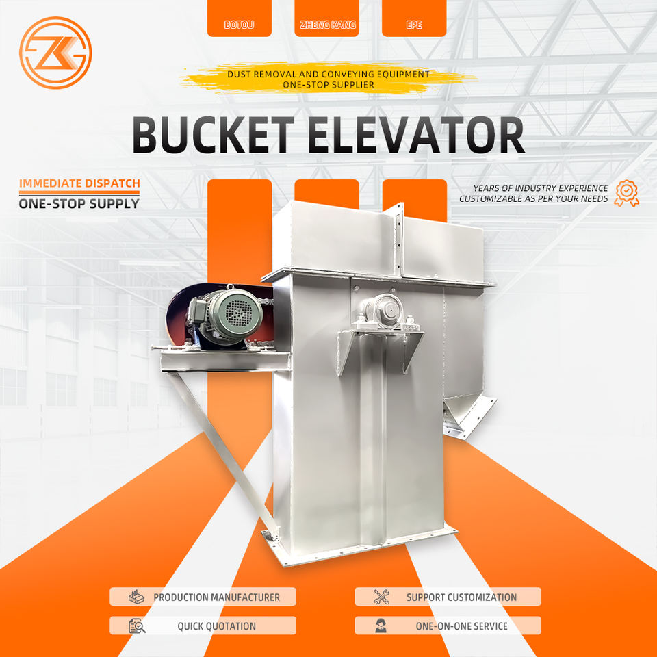 Bucket Elevator, Vertical Lifting Equipment for Cement Grain Powder ...
