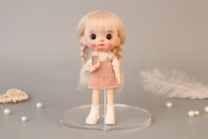 Di alta qualità fecce 1/8 BJD & <span class=keywords><strong>Kurhn</strong></span> bambola parrucca in fibra morbida Doppia coda per 14-15 centimetri di diametro bambola - Product Image 6