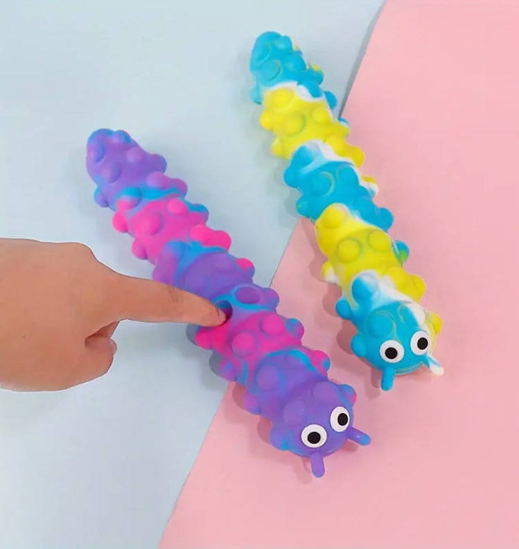 China 3D Silicone Squeeze Anti-Pressure Popper Sensory Toys Relax and Pressure Relief Squido Pop Fidget Toy for Kids and Adults