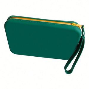 Pochette de maquillage imperméable tendance pour pinceaux, sac carré à fermeture éclair pour papeterie, rangement cosmétique, porte-monnaie - Product Image 3