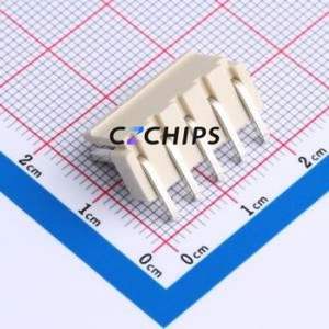 HC-VH-5A5W-M Wire-to-Board Pin Header Bent Lead Through Hole,P=3.96mm Connector 1x5P 3.96mm Right Angle Insert VH - Product Image 2