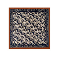 Foulard carré en soie effet paisley floral d'été personnalisé OEM et bandeau bohème pour queue de cheval et accessoire de cou élégant