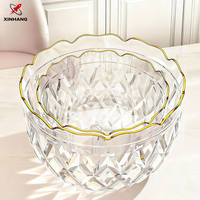 Xinhang Transparante Plastic Snoepopslagpot Grote Capaciteit Bureau Opbergdoos Stofdicht Fruit Snack Opbergpot met Deksel