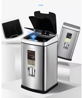 2023 nouveauté 6L capteur sans contact poubelle intelligente en acier inoxydable Camping poubelle