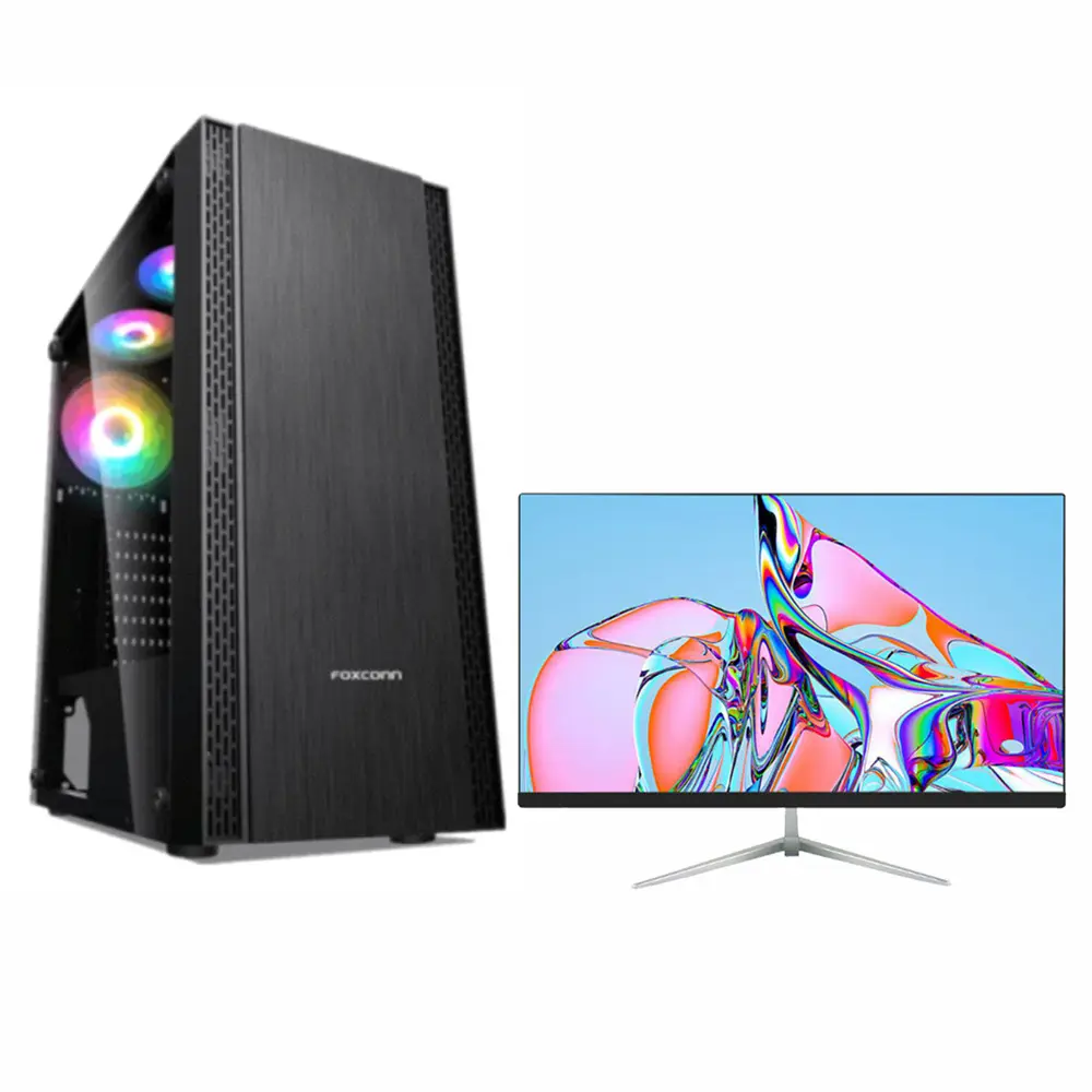 Vente chaude 12th Gen i7 12700 12 core 32G 64G Ram 512G 1 To SSD GTX1650 ordinateur de bureau et moniteur HD 32 pouces costume