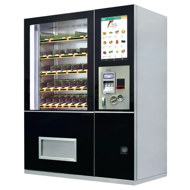 9 Schritte Mini Mart Malls Verkaufs automat mit Bargeld Währung bargeldloses Kartenleser Zahlungs system mit Aufzug