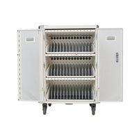 Chariot de charge en acier pour 42 appareils, modèle TN-CHGC-42PR-BF, pour ordinateurs portables, téléphones portables, chariot de rangement, équipement éducatif, 680x500x1127mm