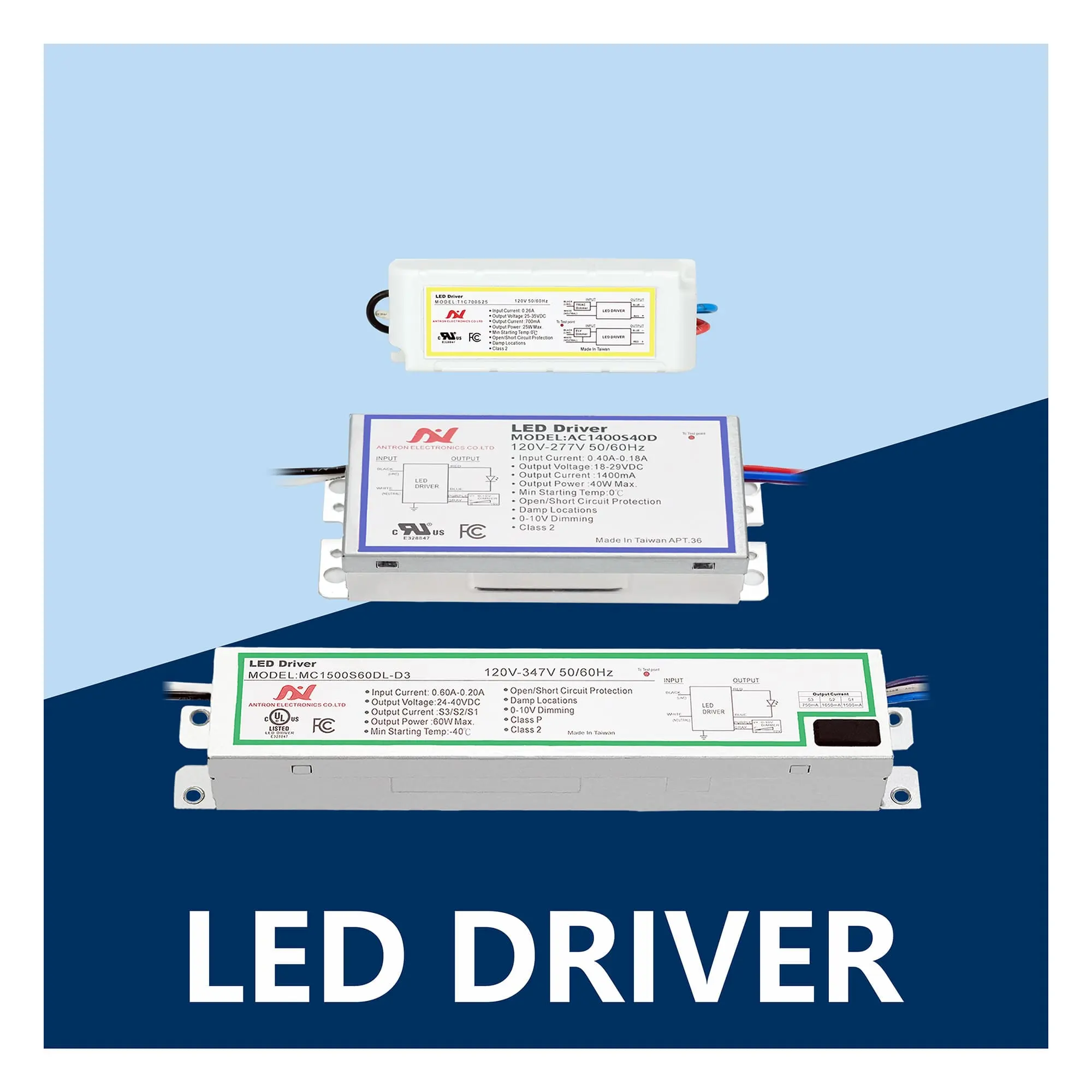 Driver led dimmable 350w