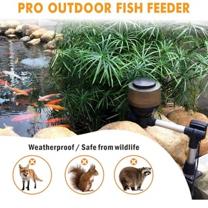 Zoobam <span class=keywords><strong>LCD</strong></span> Hiển Thị Lớn Lập Trình Tự Động Ao Trung Chuyển Wifi Điều Khiển Tự Động Cá Thực Phẩm Cho Ăn Dispenser Ngoài Trời Koi Trung Chuyển - Product Image 6