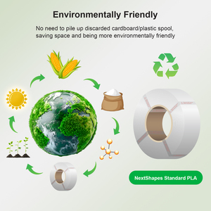 Nextshapes Refill filamento stampante 3D bơm lại PLA xin dây tóc 1.75mm 1kg filamentos Para impresora máy in 3D dây tóc - Product Image 3