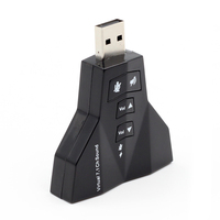 Carte son USB Justlink JL-SC02 7.1, adaptateur audio USB 2.0 vers prise jack 3,5 mm, certifié FCC pour Mac/Win/Linux/Android