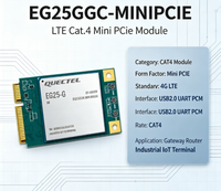 Module 4G sans fil Quectel EG25GGC-MINIPCIE série MiniPCIe Cat4, modules IoT sans fil, prend en charge DFOTA, DTMF, MIMO, GPS