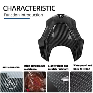 Protector de la cubierta de la caja de aire del tanque de combustible delantero de fibra de carbono de la motocicleta para BMW S1000RR S1000R M1000RR M1000R 2021-2025 S1000 RR/R - Product Image 2