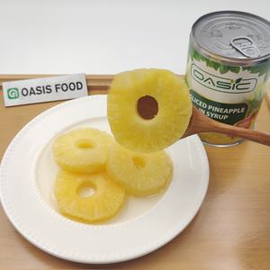 2025 prezzo competitivo ananas in scatola stagionale in sciroppo leggero prezzo di promozione della fabbrica ananas in scatola fetta/pezzo/pezzi - Product Image 5
