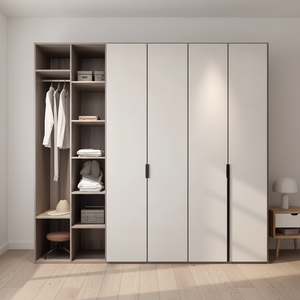 Sistema <span class=keywords><strong>de</strong></span> Armario <span class=keywords><strong>de</strong></span> Dormitorio Moderno <span class=keywords><strong>de</strong></span> Piso <span class=keywords><strong>a</strong></span> <span class=keywords><strong>Techo</strong></span>, Diseño Personalizado, Gran Capacidad, Muebles para el Hogar - Product Image 3