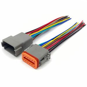 カスタマイズ3/6/8/12回路ドイツ式コネクタ、自動車用ワイヤーハーネス用Dシリーズコネクタのオス・メスキットと互換性あり - Product Image 5