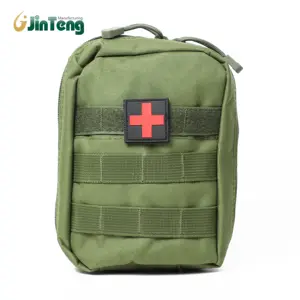 Jinteng Medical MOLLE Tactical Pouch Tactical First Aid Kit For Camping Hunting Hiking