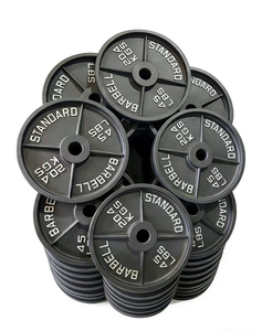 Factory Wholesale, Home <strong>and</strong> Commercial Gyms, Four Rib Paint Covered Cast Iron <strong>Barbell</strong> <strong>and</strong> <strong>Weight</strong> Plate - Product Image 4