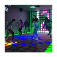 Équipement de réaction sportive éducatif, aire de jeu active intérieure, sol LED 30x30cm, jeux interactifs lumineux pour enfants