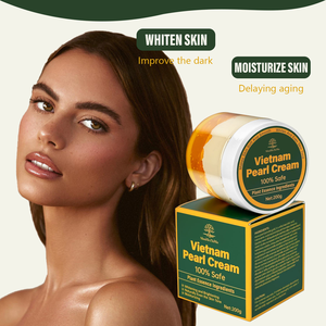 Crème éclaircissante vietnamienne personnalisée avec logo OEM, crème double couleur à base de perles, éliminateur de taches brunes, crème éclaircissante instantanée pour le corps - Product Image 6