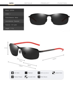 Солнцезащитные очки Aoron мужские Полуободковые, поляризационные, из углеродного волокна, для велоспорта, спорта, <span class=keywords><strong>8037</strong></span> - Product Image 5