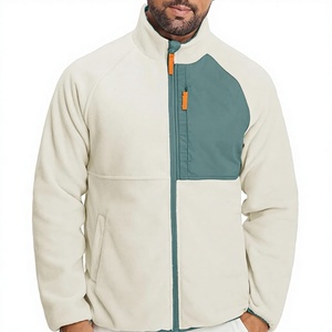 Wholesale OEM Men's <b>Reversible</b> Waterproof Eco-Friendly Fleece <b>Jacket</b> 5 Pockets Lightweight Zip Winter Warm Casual Coat - Product Image 1
