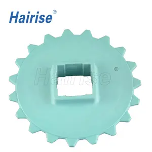 Hairise Farbige Modulare Gürtel 19T Nylon Bearbeitete Förder Kettenräder Rad