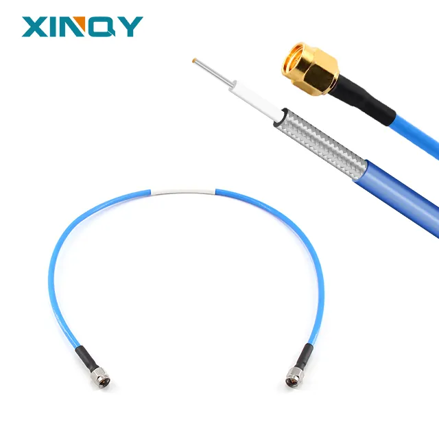 XINQY CR141F N TNC Connector Semi-Flexible Interconnect Cable Assembly Military Standard Coaxial antenna communication Cable